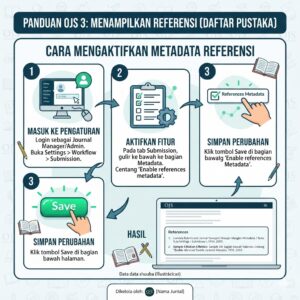 cara menampilkan reference di ojs 3